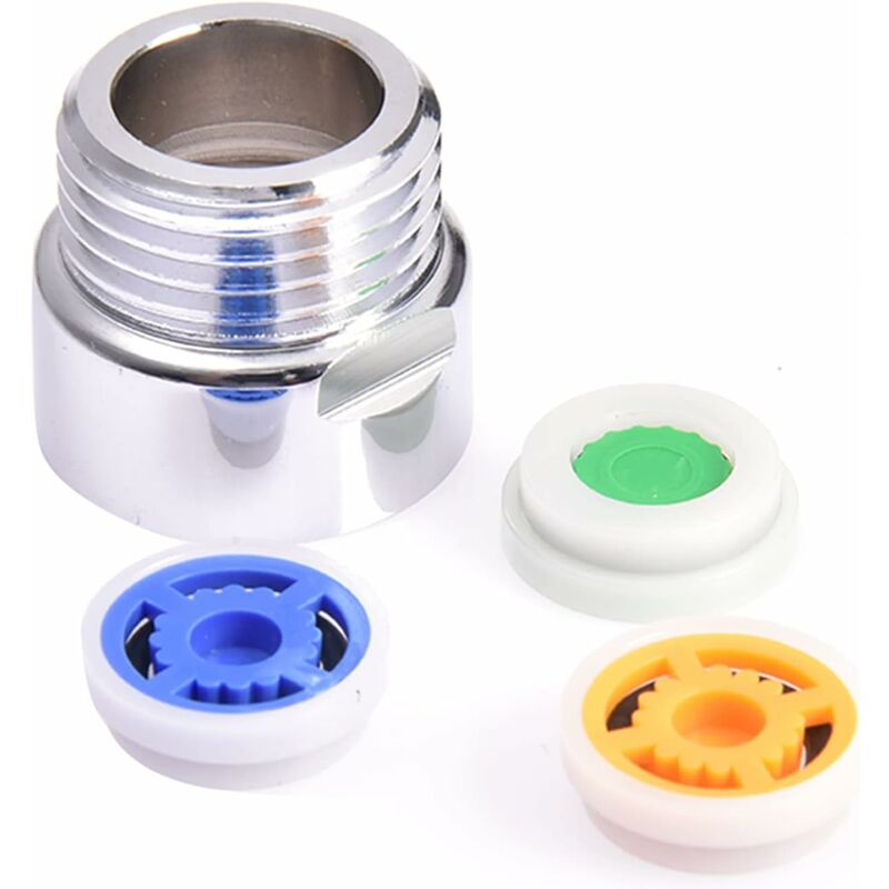 4 pcs Water Flow Restrictor Set, Shower Flow Restrictor Set For Water Saving, Up To 70% Water Saving 4L/6L/9L/Min Water - Image 1