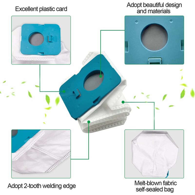 6 pcs Clean Station Dust Bags For Samsung Bespoke Vs20A95923W, Vacuum Cleaner Replacement Bags, Vacuum Cleaner Bags, - Image 3