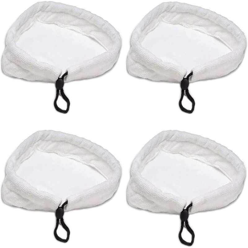 4 pcs Steam Mop Replacement Cloths, Microfiber Cloth Pads, Triangular Microfiber Floor Cloths, Suitable For Steam Mops, - Image 1
