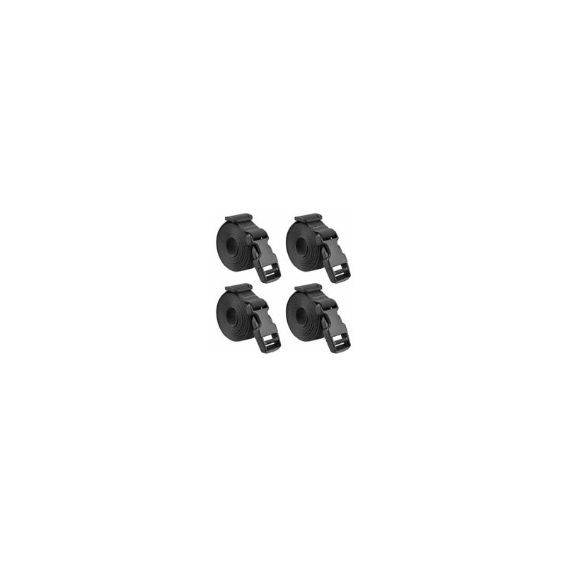 25Mm Buckle Strap Ratchet Strap 4 Pieces Plastic Tightening Strap Tie Down Strap For Packing Suitcase Moving Luggage - Image 1