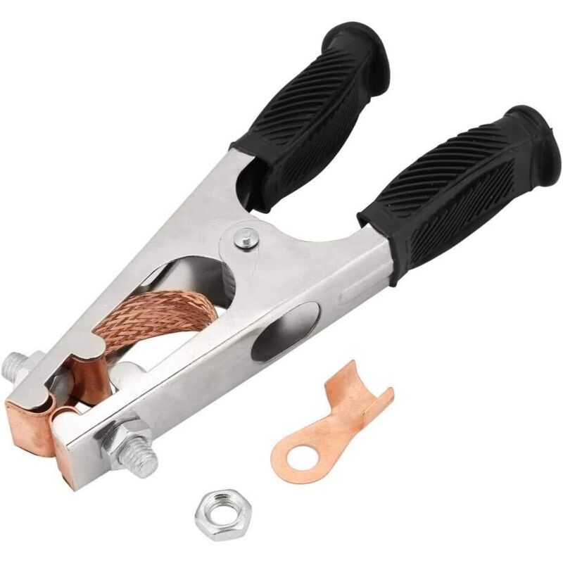 Welding Ground Clamp, Galvanized Welding Earth Clamp 500A Magnetic Ground ROd Clamp Good Conductivity For Welder For - Image 1