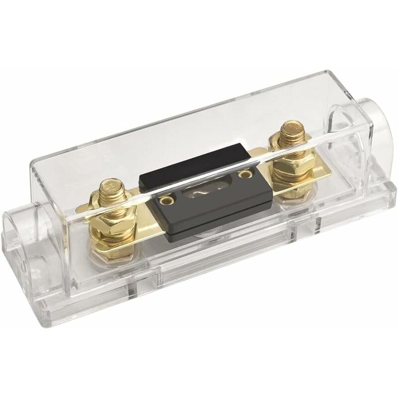 Car Fuse Holder - Audio, Video, Stereo Anl - Gauge 0 2 4 - Input And Output With 250A Anl Fuse - Image 1