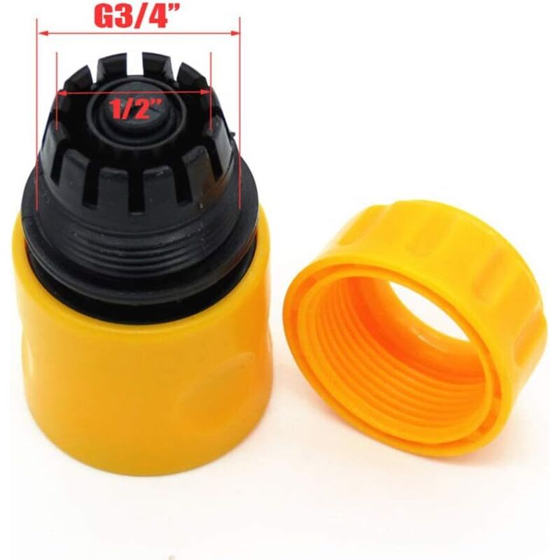 2Pack (6 pcs) Garden Hose Connector Kits With Tap Connectors - Image 3