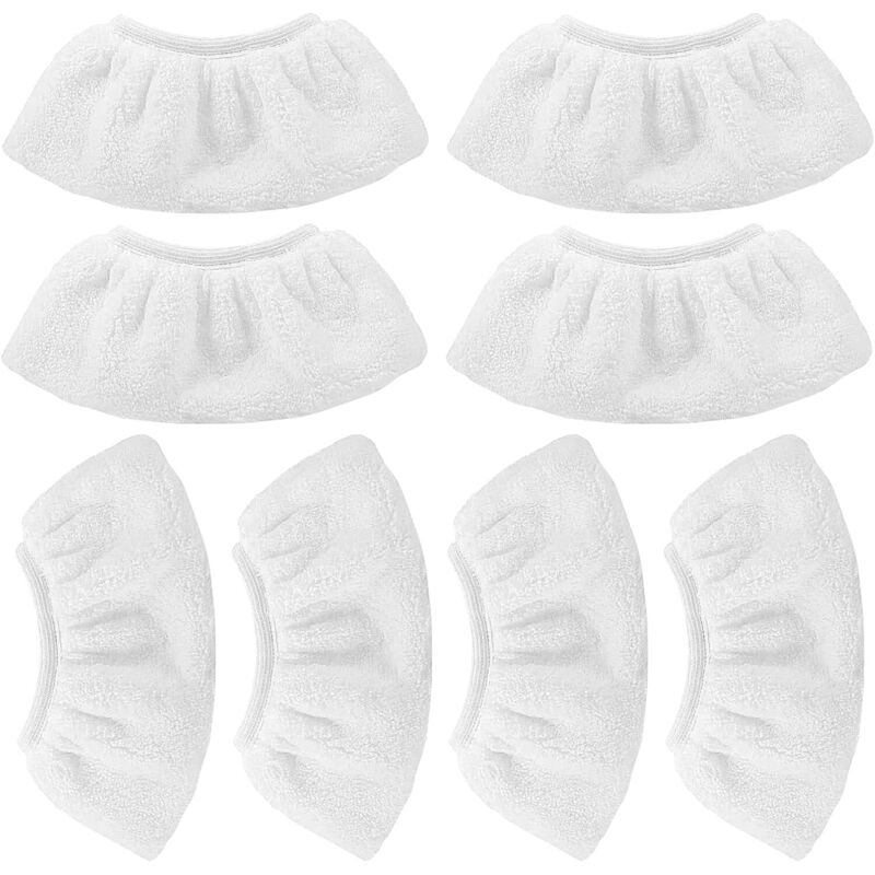 8 pcs Microfiber Cloths For Kärcher, Hand Nozzle Cloths Accessory For Steam Cleaners Sc 1, 2, 3, 4, 5 - Image 1