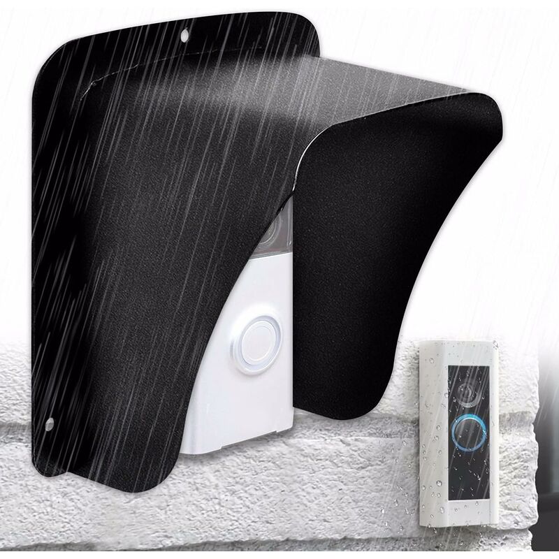 Waterproof Metal Cover For Video Camera, Doorbell, Door Lock, Access Door Knob, Protects Device From Sun And Raindrops, - Image 1