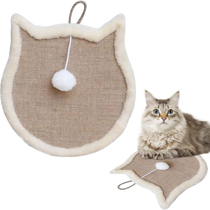 Cat Scratching Post, Cat Scratcher Cardboard Cat Scratcher Cardboard Cat Bowl Durable Cat Scratching Bed High Density - Image 1
