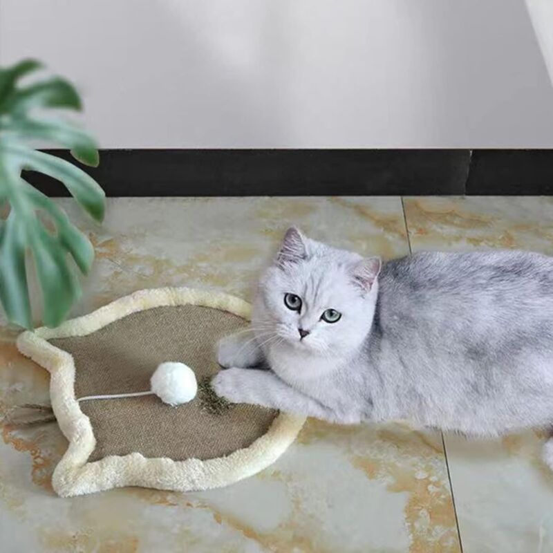 Cat Scratching Post, Cat Scratcher Cardboard Cat Scratcher Cardboard Cat Bowl Durable Cat Scratching Bed High Density - Image 3