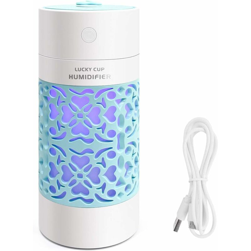 Baby Air Humidifier, 250Ml Mini Air Humidifier, Quiet Humidifier, Waterless Auto Shut-Off Function, Suitable For - Image 1