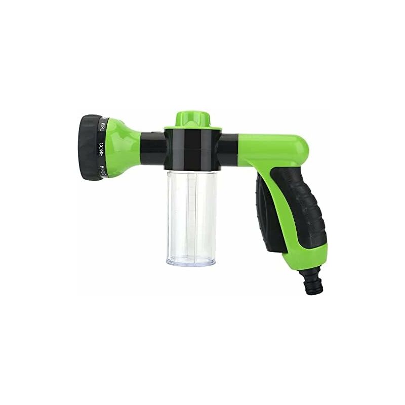 Garden Hose Foam Sprayer, 8 Patterns Nozzles High Pressure Watering Sprayer Soap Dispenser With Soap Tank For Washing - Image 1