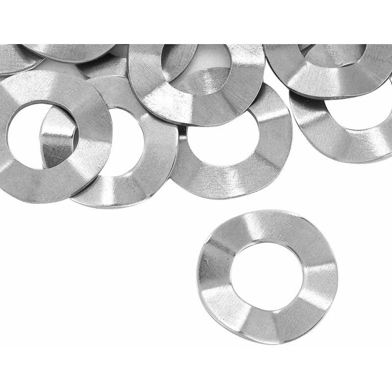 Wave Washer, Stainless Steel Spring Washer M10X5X0.3Mm (20 pcs) - Image 1