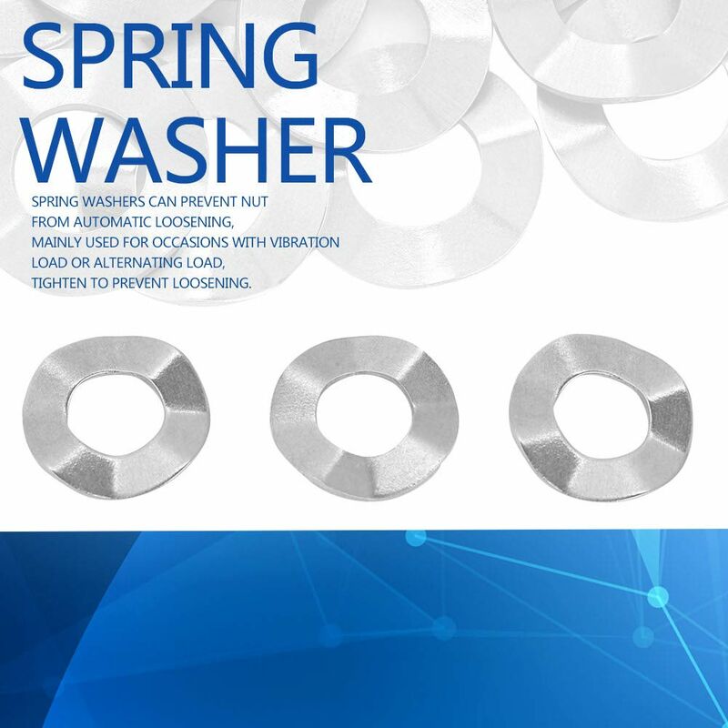 Wave Washer, Stainless Steel Spring Washer M10X5X0.3Mm (20 pcs) - Image 3