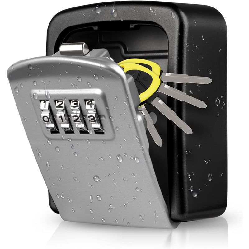Key Safe Box, Wall Mounted Key Safe [Waterproof And Rustproof] [Indoor And Outdoor Use] For Home School Office Factory - Image 1