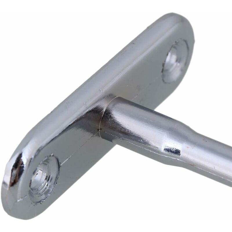 2 pcs 16Mm Silver Plated Zinc Alloy Oval Wardrobe Brackets - Image 4