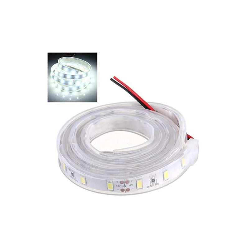 5M 5630 Smd LED Silicone Strip Light Cool White Waterproof 12V - Image 1