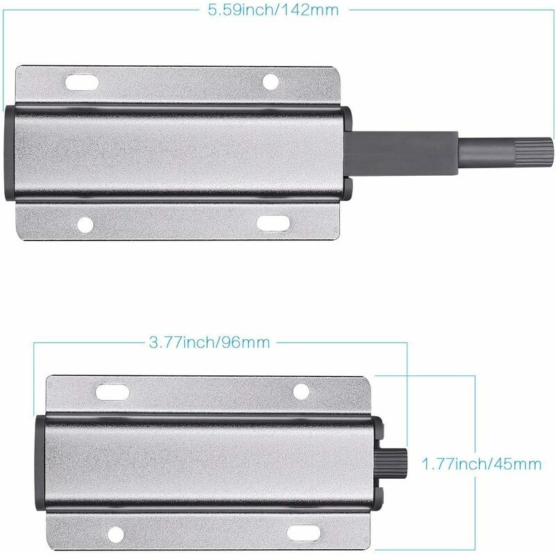 Push To Open Magnet Cabinet Door, 4 pcs Magnetic Latch Push Open DAmper, Push To Open DAmper For Door, Drawer, Furniture - Image 2