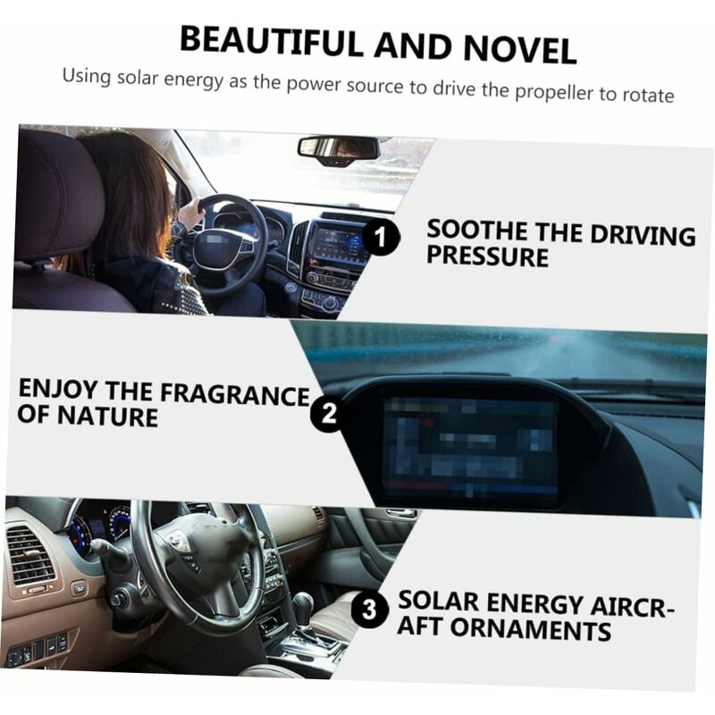 2 pcs Airplane Perfume Ornament Car Diffuser Essential Oil Diffuser Car Diffusers For Essential Oils Solar Air - Image 4