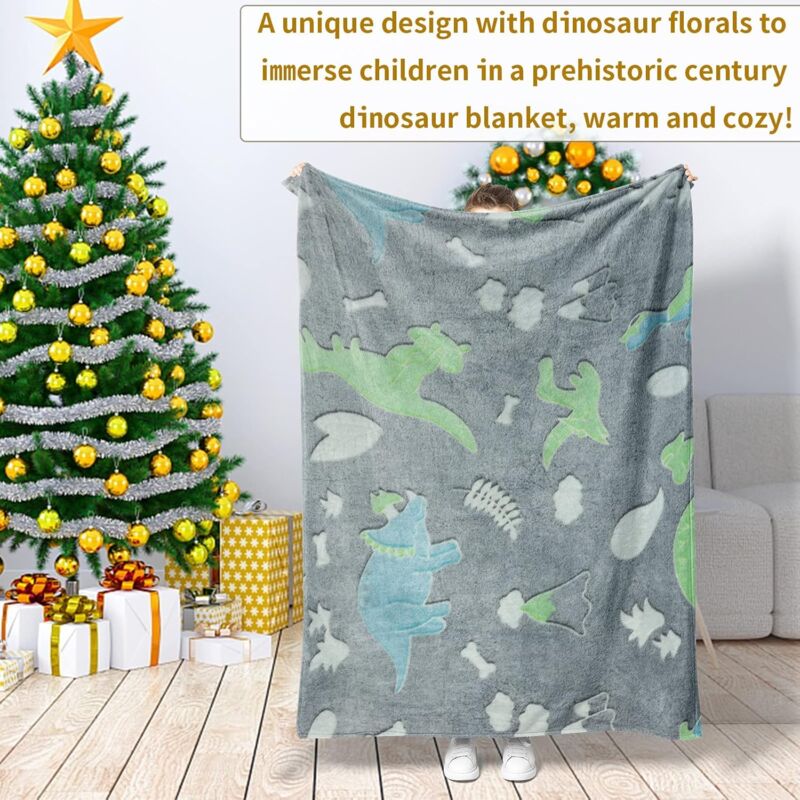 Kids Cozy Blanket, Glow In The DArk Soft Cozy Blanket, Sofa Bed Soft Blanket For Girls And Boys. (130X150 Cm) - Image 3