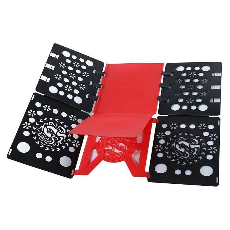 Shirt Folding Board - Clothes Folder Laundry Folder Child Adult Clothing Shirt T Shirt Tee Shirts 58 X 68 Cm (Black & - Image 1