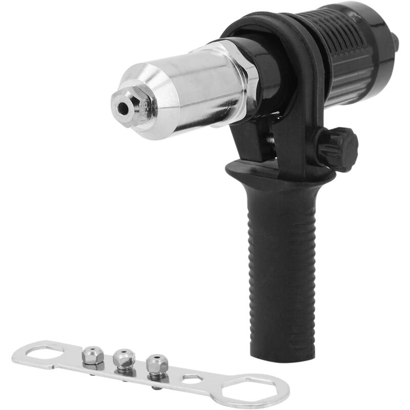 Riveter Adapter, Rivet Gun Adapter Kit For Cordless Electric Drill, Electric Rivet Gun Riveting Tool - Image 1