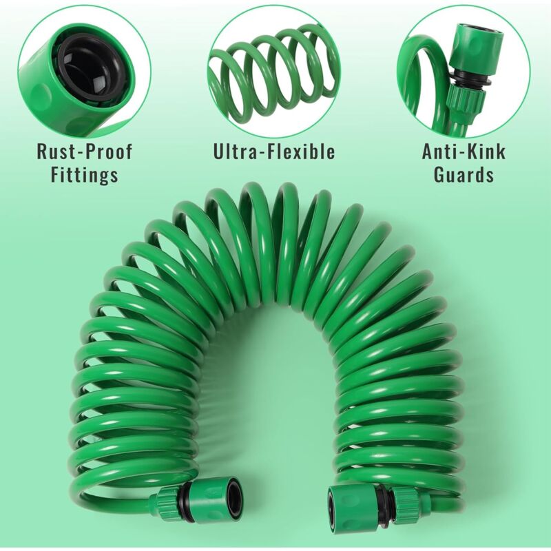 10M Flexible Garden Hose For Garden Shower, Expandable Garden Hose For Garden Watering, Pet, Car Washing. - Image 3