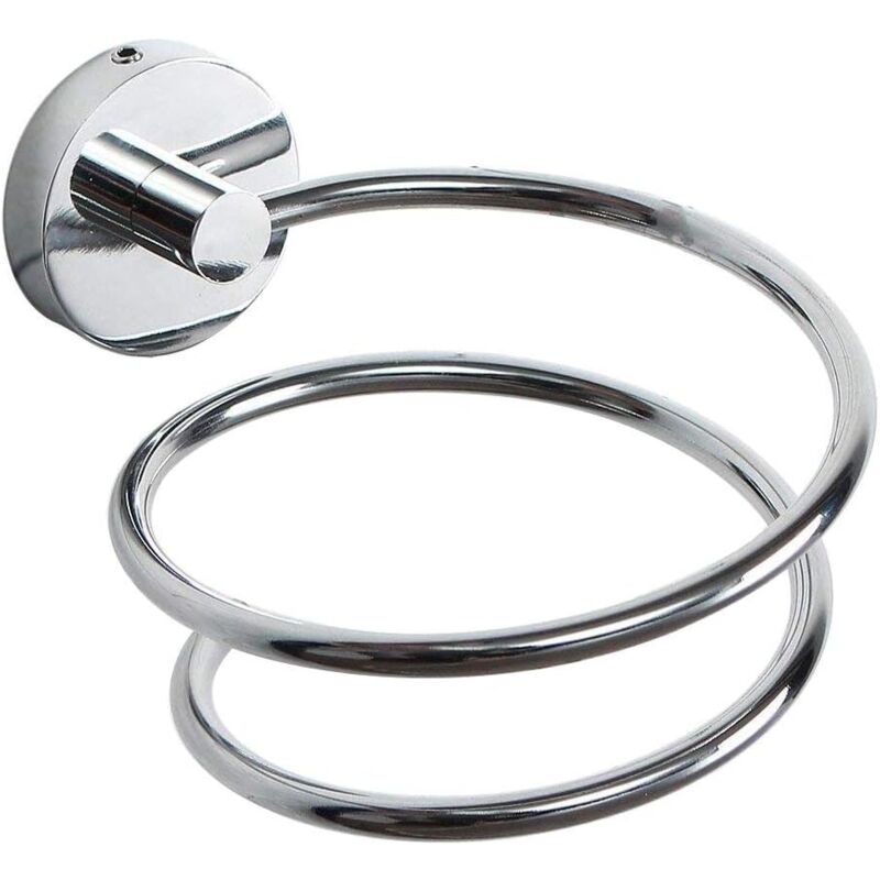 Wall Mounted Hair Dryer Holder, 304 Stainless Steel Hair Dryer Storage/Holder, Bathroom Accessories - Image 1