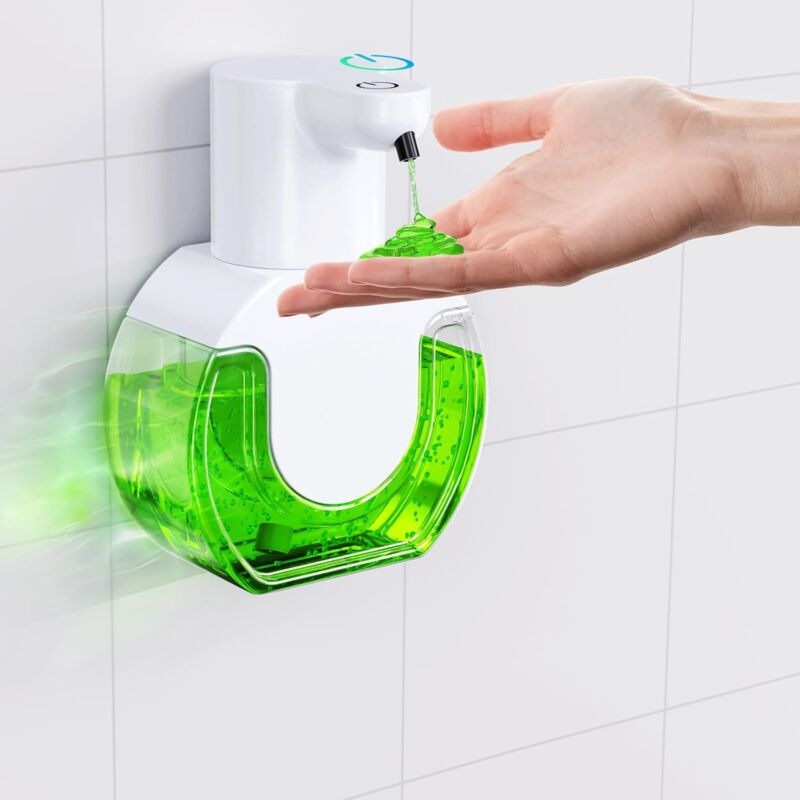 Automatic Soap Dispenser Touchless Liquid Soap 420Ml, Automatic Liquid Soap Dispenser For Kitchen, With 4 Adjustable - Image 1
