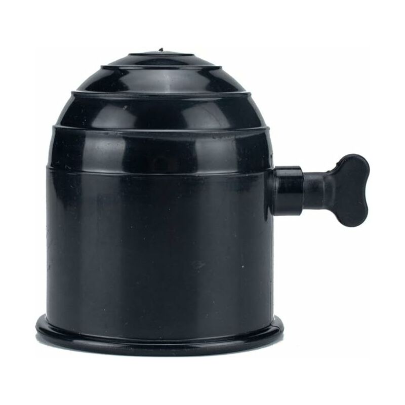 Trailer Hitch Ball Cover, 50Mm Universal Hitch Ball Cap Tow Ball Cover Trailer Hitch Ball Protective Cover, Black - Image 1