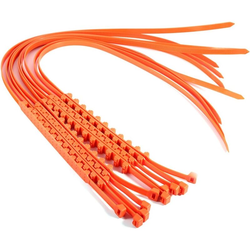 Tire Chain Snow Sock Tire Chains Universal Anti-Skid Tire Chains, Nylon Auto Reusable Emergency Car Universal Fit Snow - Image 1