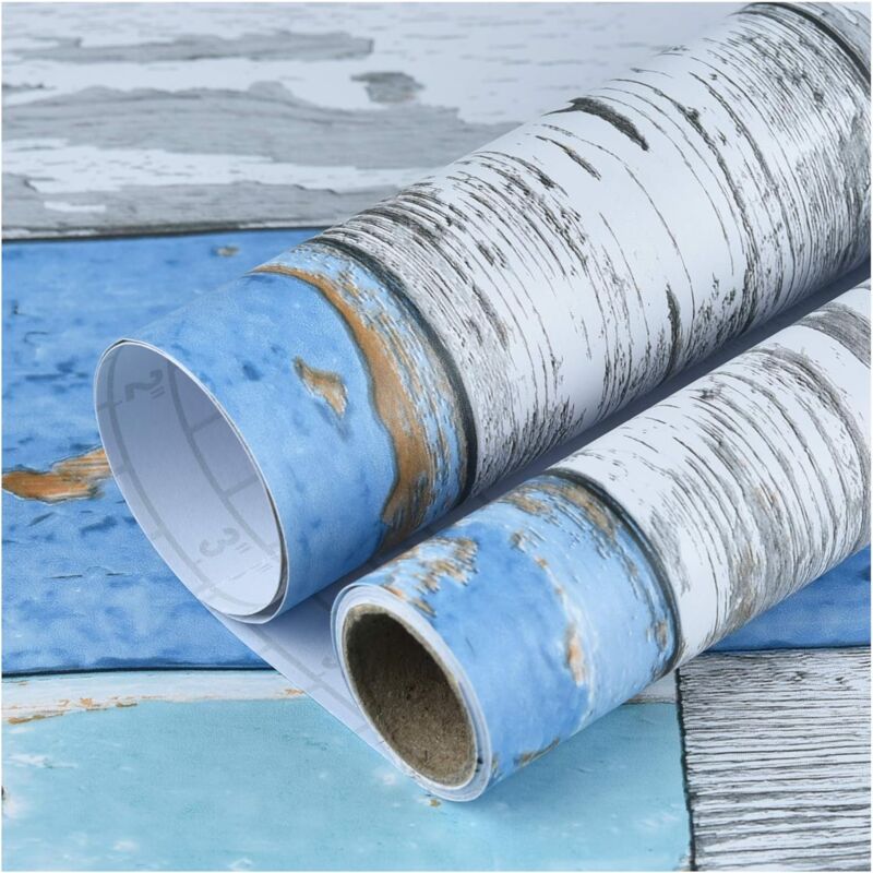 Self Adhesive Vinyl Wallpaper For Furniture Countertop Wood Grain Pattern Decorative Sticker,0.45*6M - Image 3