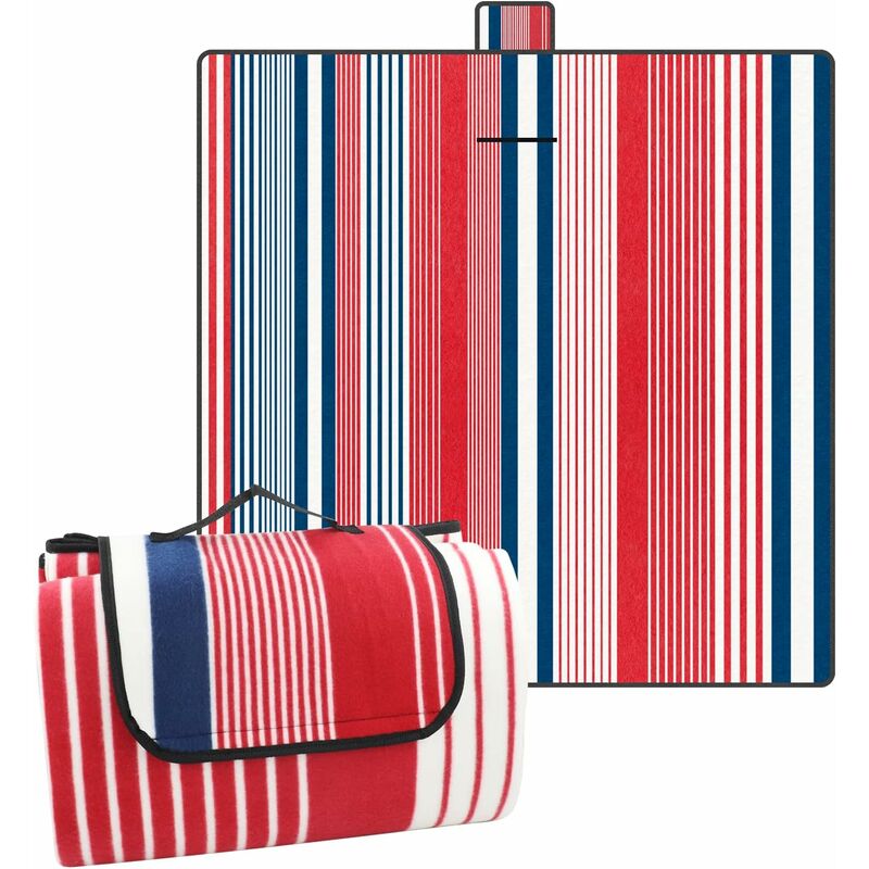 Picnic Mat 200 X 200 Cm, Waterproof Picnic Blanket For Beach And Garden, Large Picnic Tablecloth For Family (4-6 People) - Image 1