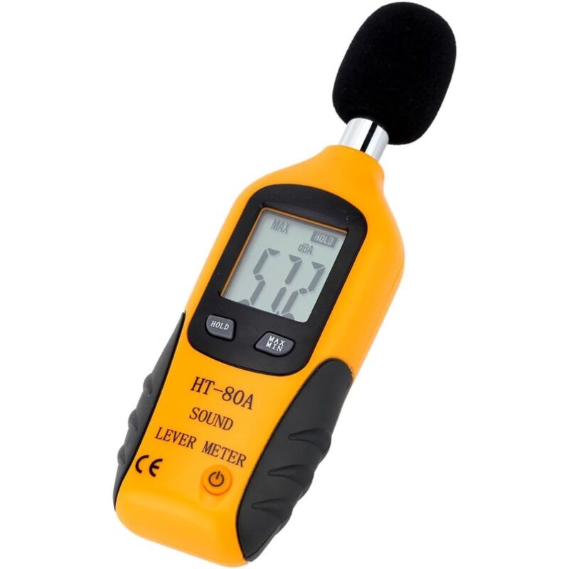 Sound Level Meter 40-130Dba, Professional Decibel Meter With Backlit Display (9V Battery Included) - Image 1