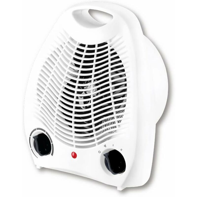 Electric Fan Heater, Electric Stove, 1000W / 2000W, Hot Air Thermo Convector 2 Powers Intuitive Button, Silent, Portable - Image 1
