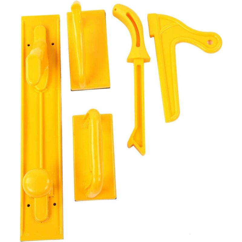 Safety Push Block Safety Push Stick 5 pcs Safety Push Block And Stick Pack Woodworking ROuter Table Tools - Image 1