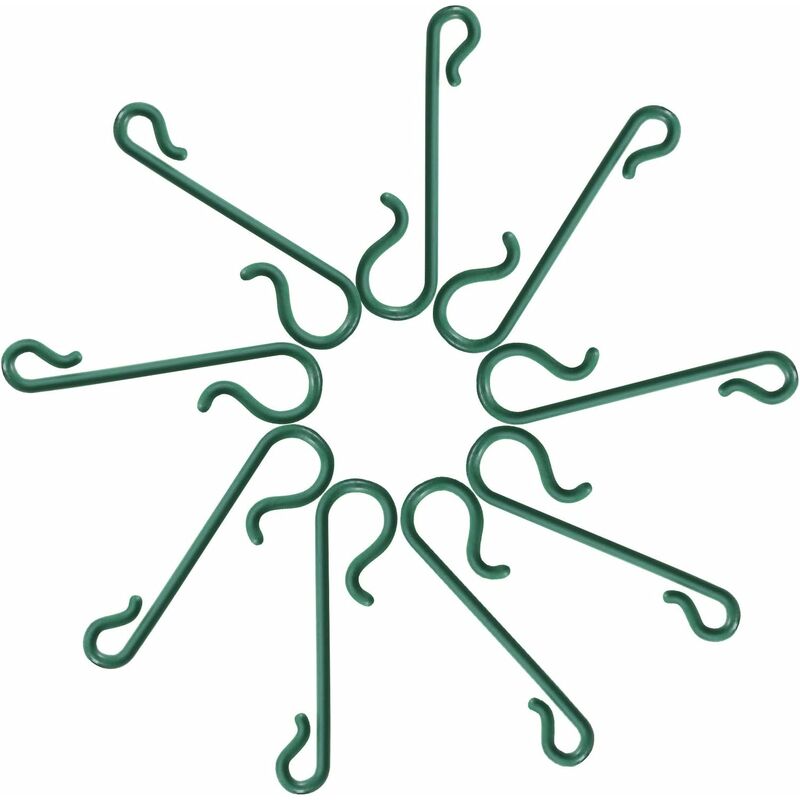 Green Christmas Tree Hooks Christmas Hook Mini Hangers For Christmas Tree, Christmas Wreath, Christmas Vine (200) - Image 3