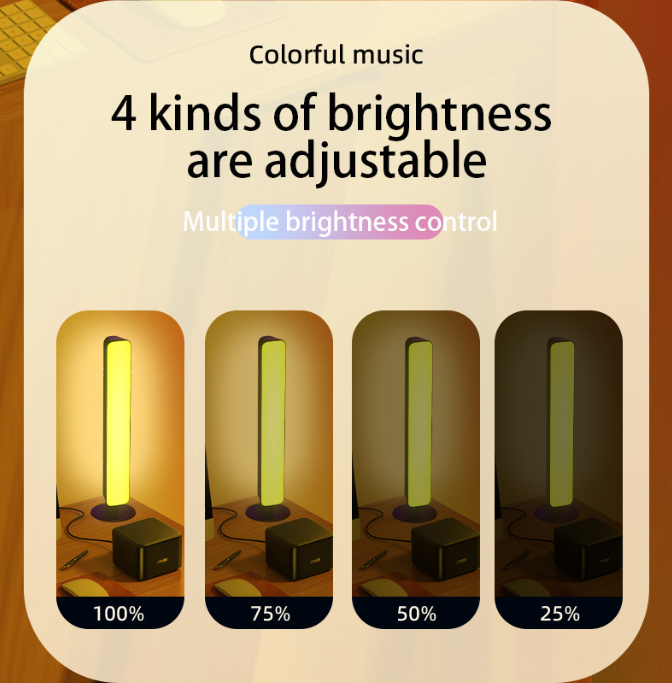 Dynamic Music Syncing LED Lights Atmospheres Lighting LED Light Bar For Car Interior And Home Entertainments Lamp - Image 5
