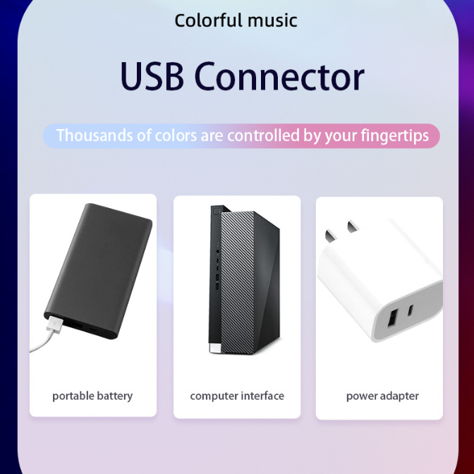 Dynamic Music Syncing LED Lights Atmospheres Lighting LED Light Bar For Car Interior And Home Entertainments Lamp - Image 6