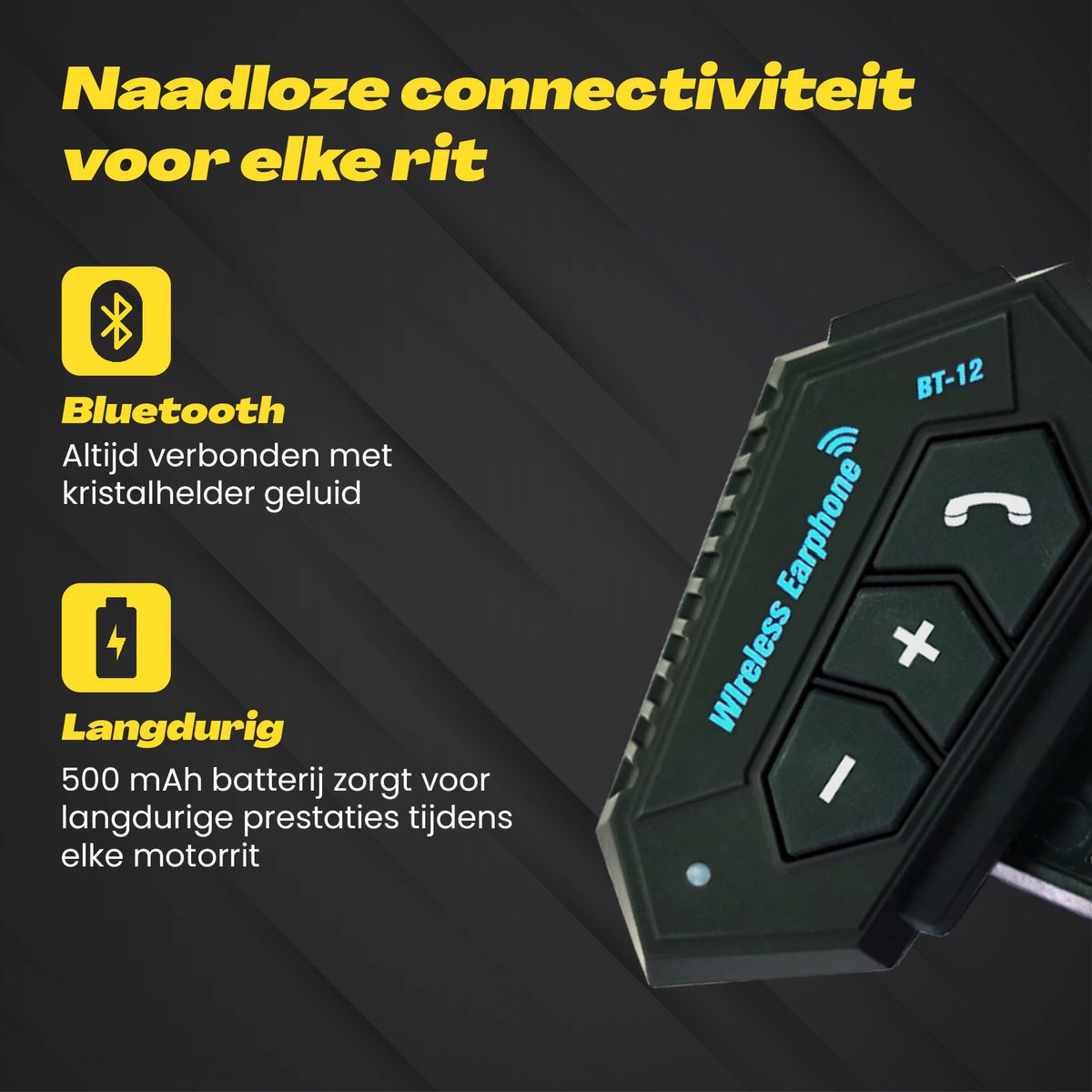 Bluetooth Headset Communication | Motorcycle Helmet | IP67 Waterproof | Motorcycle Accessory | Bluetooth 4.2 - Image 6