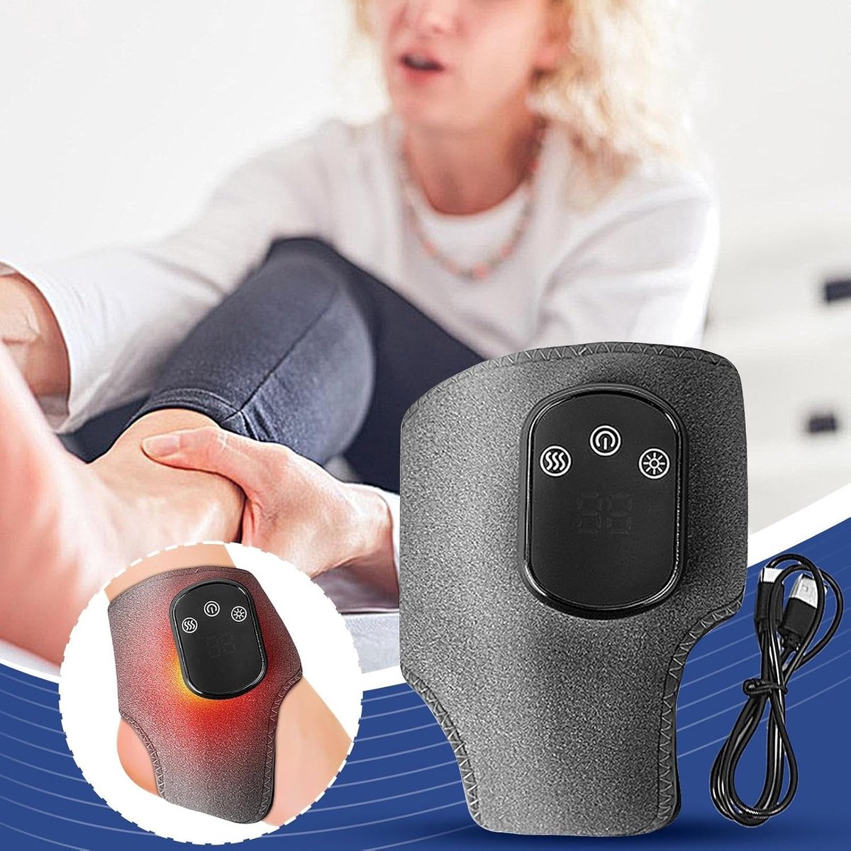 Foot massager - Blood circulation - Neuropathy - EMS electric foot massager - Ideal for recovery - Sports and everyday well-being - Perfect for runners - Fitness enthusiasts - Use after exercise - Image 4