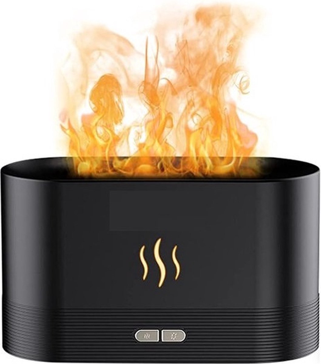 Boostiv® Aroma Diffuser - Humidifier - Aromatherapy - Flame Effect - Aroma Diffuser - Nebulizer - Image 1