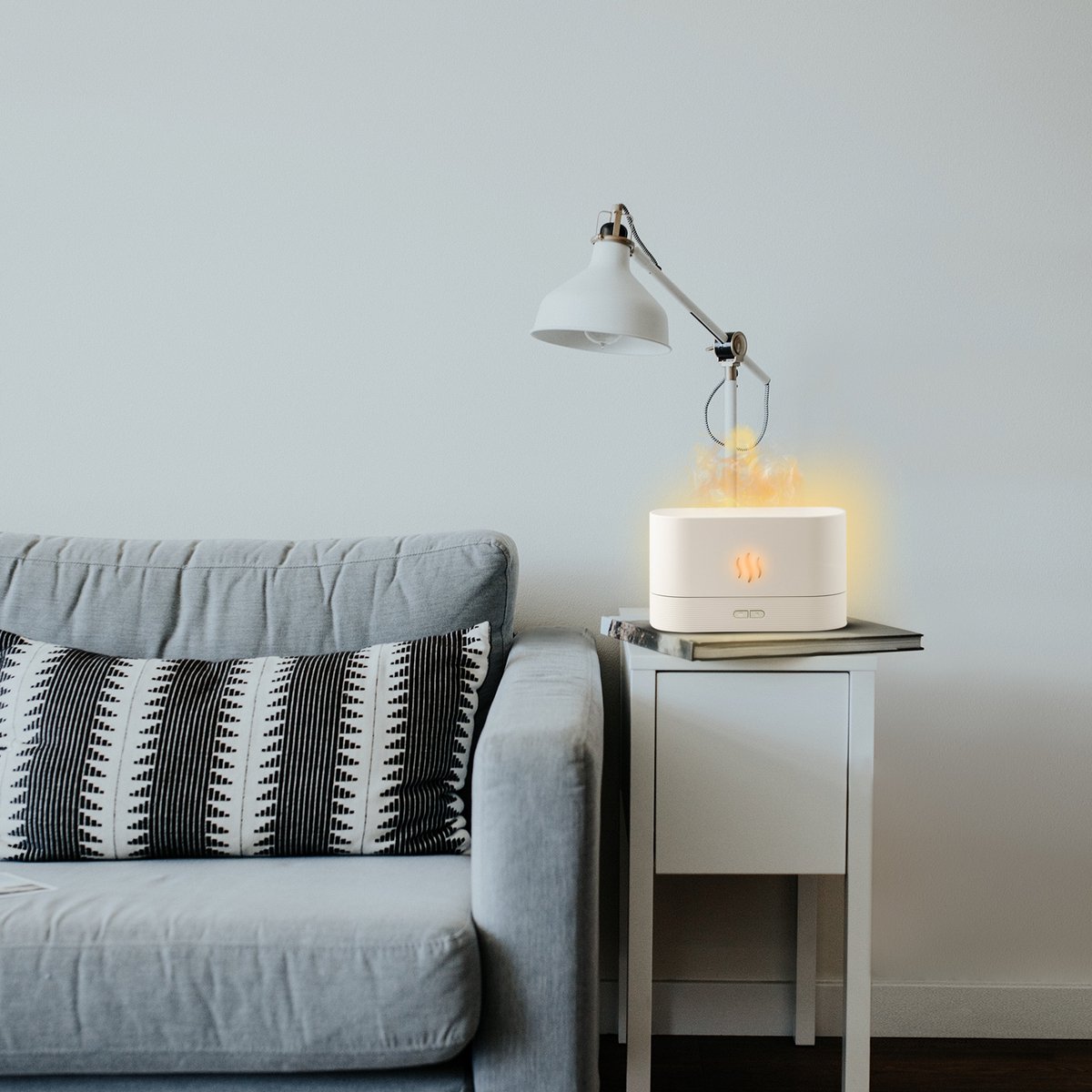 Boostiv Aroma Diffuser - Humidifier - Aromatherapy - Flame Effect - Aroma Diffuser - Image 4