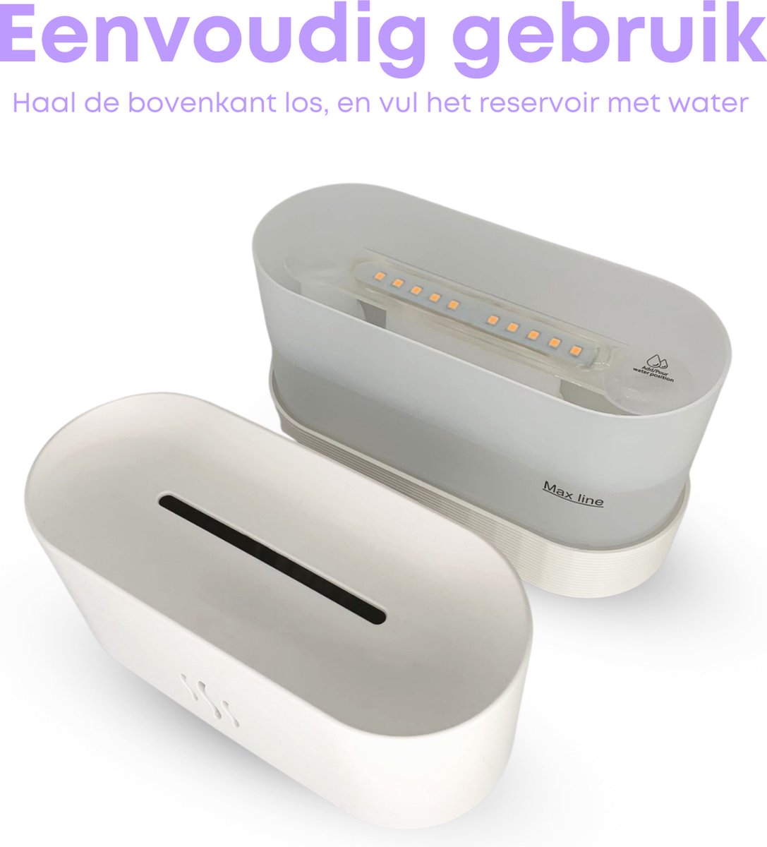 Boostiv Aroma Diffuser - Humidifier - Aromatherapy - Flame Effect - Aroma Diffuser - Image 5