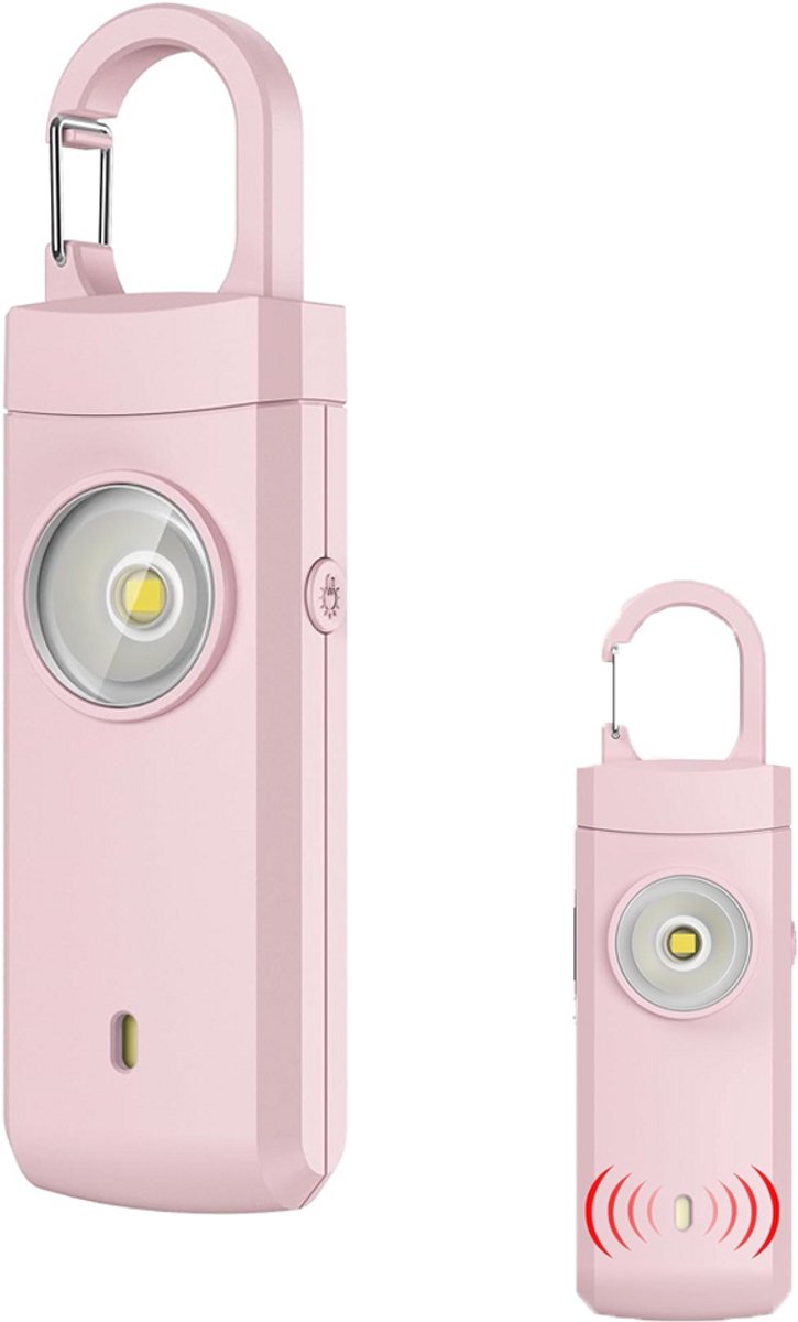 Personal Alarm - Powerful 130dB Sound and Flashing Light - Personal Security Alarm - Self-Defense Keychain - Personal Protection - Emergency Signal - Senior Alarm - Portable Security Alarm - Image 1