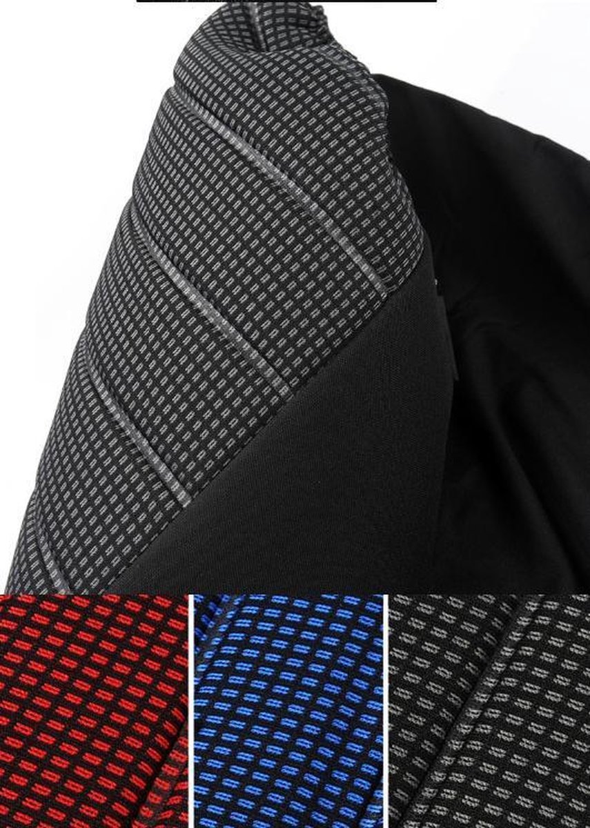 Car seat cover / Car seat cover / Car seat covers / Universal car seat covers - Driver/passenger seat cover (not for the back seat) - Universal - Fits most models - Stylish - Black/Blue - Image 3