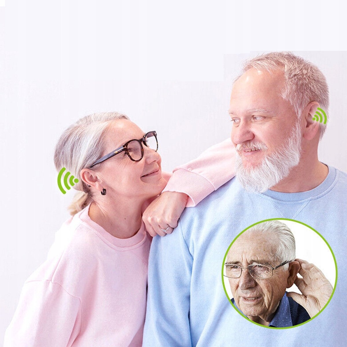 Digital hearing aid - Behind-the-ear sound collector - Rechargeable - Sound amplification - Intelligent noise cancellation - Dynamic speaker - In-ear detection - Image 5