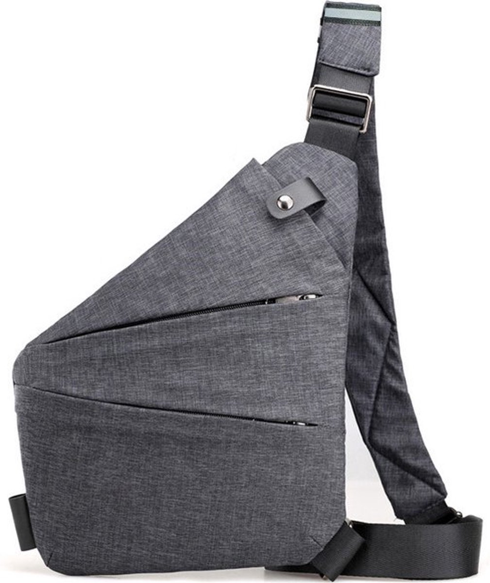 Anti-theft travel bag, small messenger bag, shoulder bag, lightweight backpack, casual chest bag with single strap for travel, sports, walking, cycling - Image 1