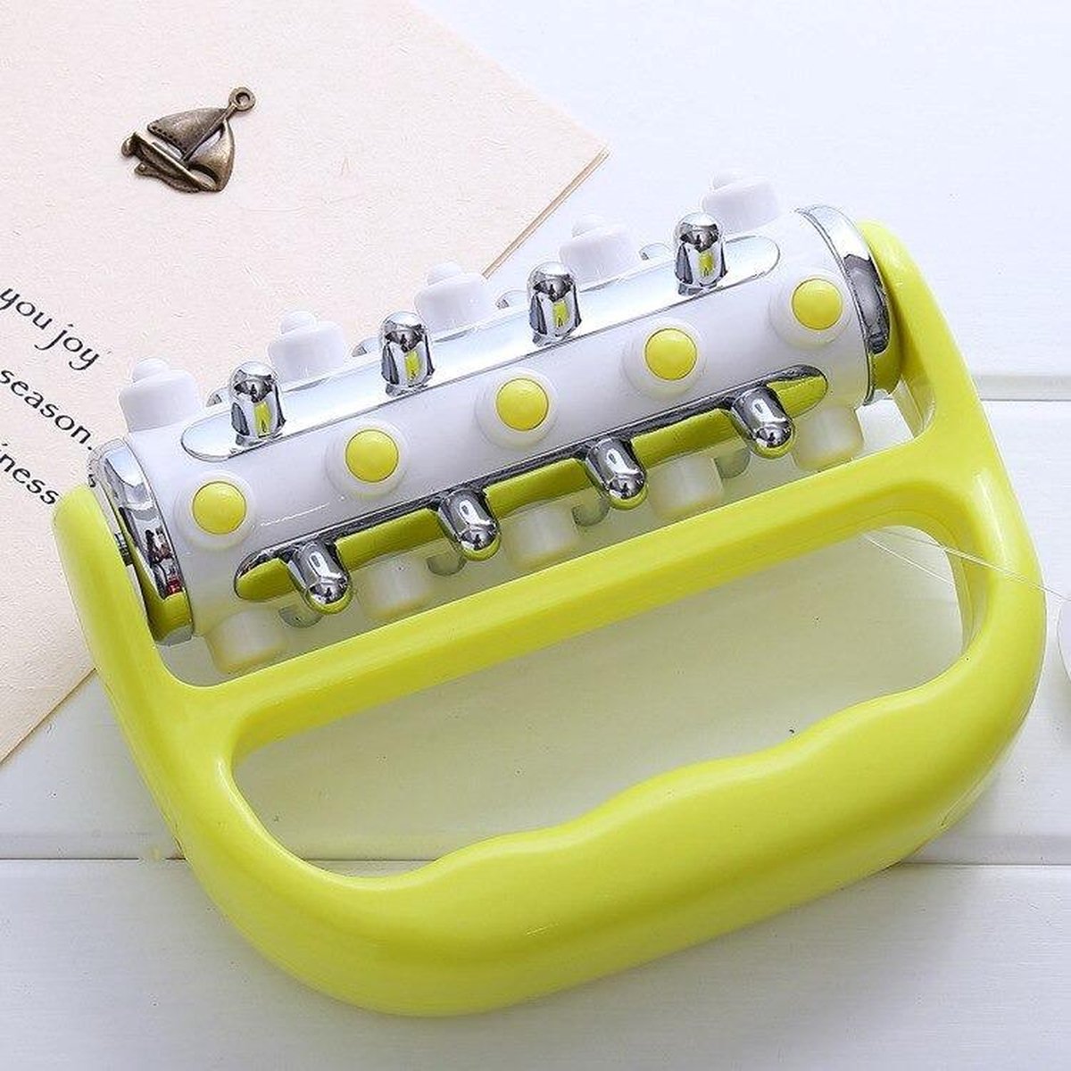WiseGoods Luxury Massage Roller - Massage Device - Anti-cellulite Roller - Anti-cellulite Roller - Roller - Connective Tissue Massage - Image 2