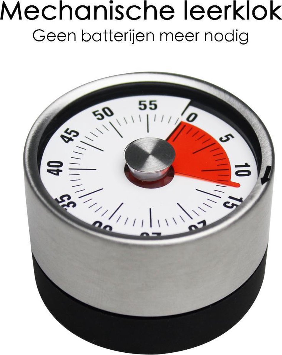 FLOKOO Leather and Metal Clock - Image 4