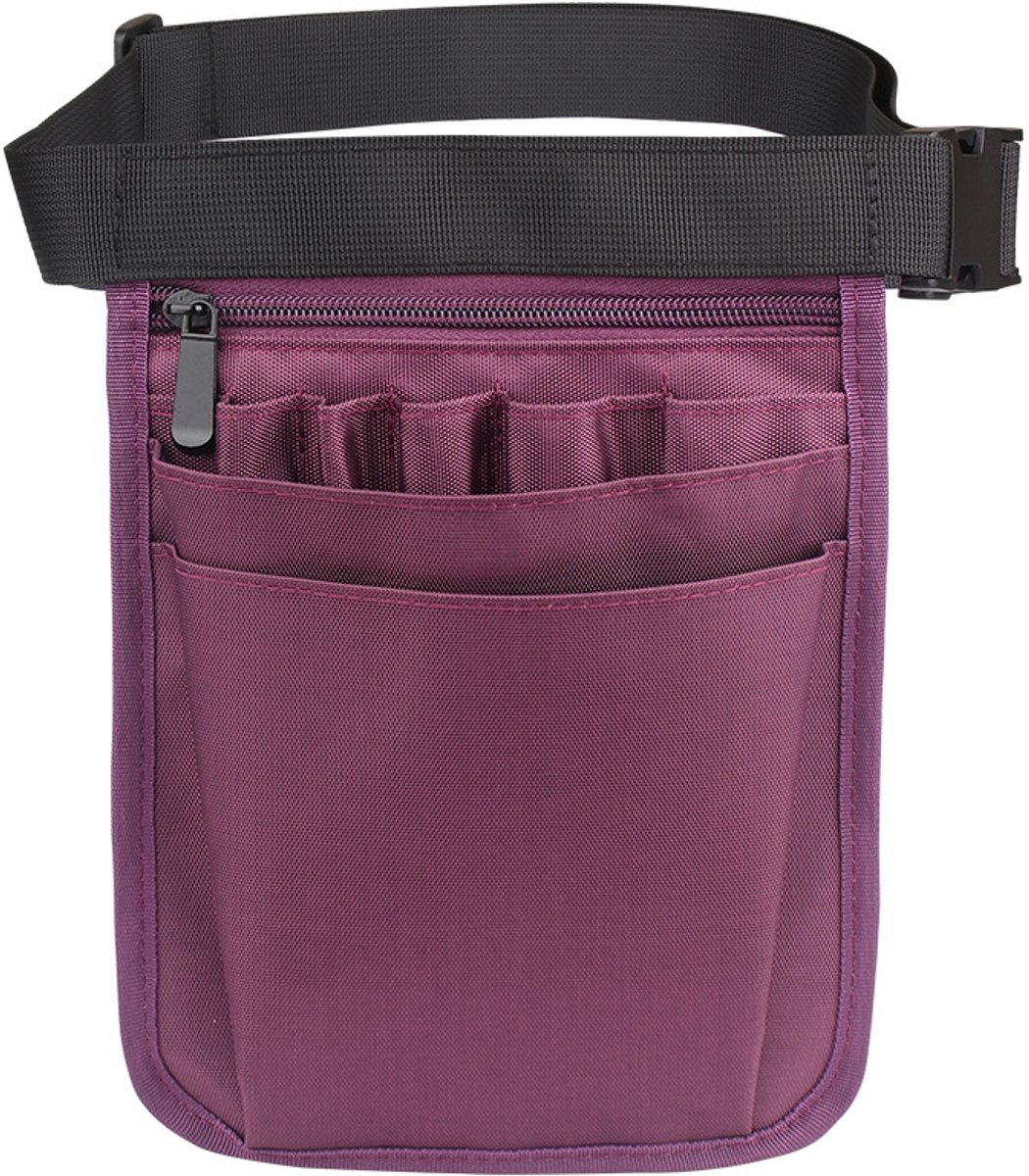 Fanny pack - Men's fanny packs - Women's fanny pack - Nurse fanny pack - Nurse accessory bag - Multifunctional fanny pack - Nurse work bag - Adjustable work bag - Tool bag - Unisex - Purple - Image 1