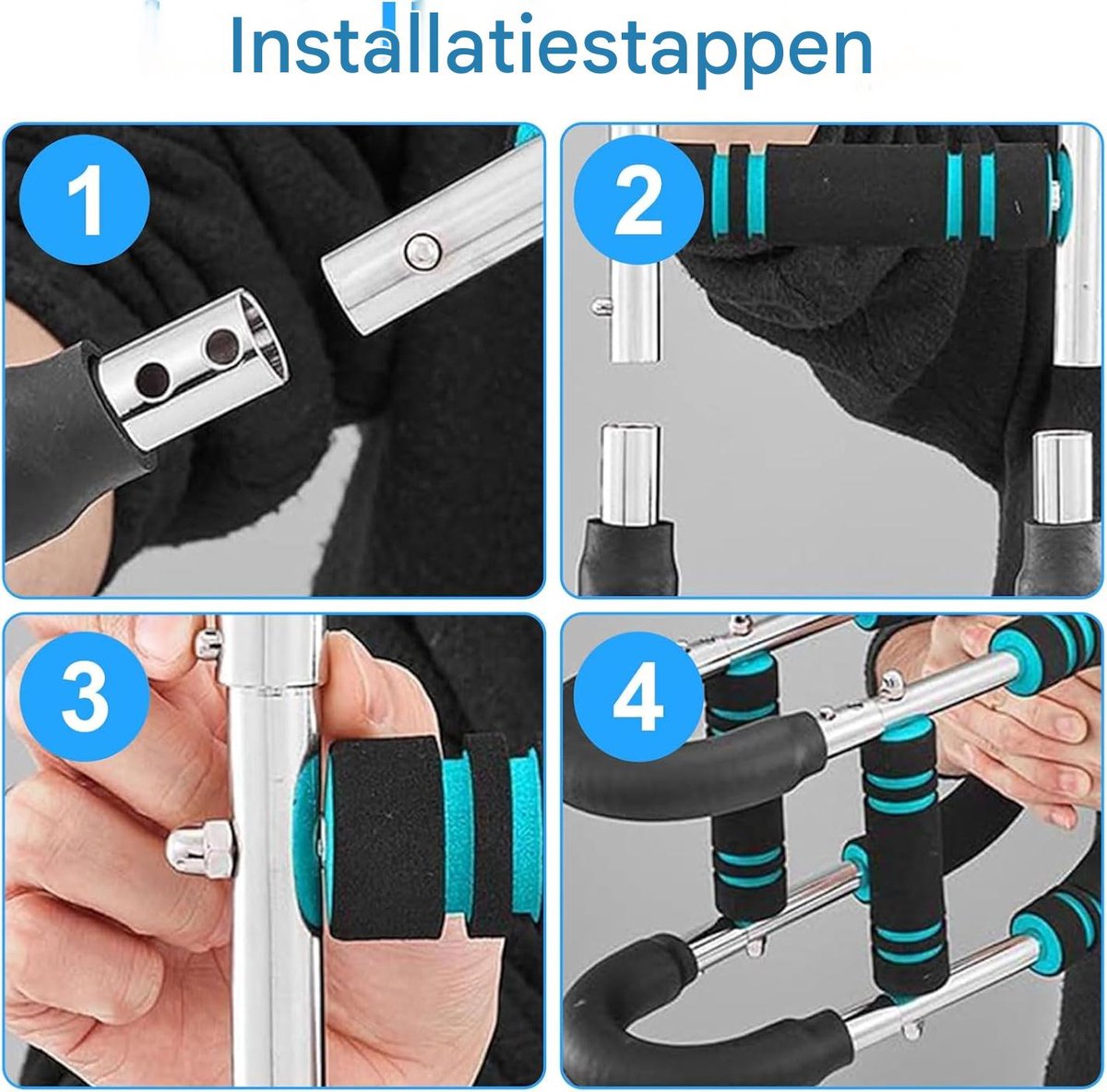 Arm Trainer - U-Shaped Twister - Adjustable Chest Enlarger with 3 Resistance Levels - Detachable Fitness Chest Enlarger - Portable Arm, Chest, and Shoulder Trainer - Image 4