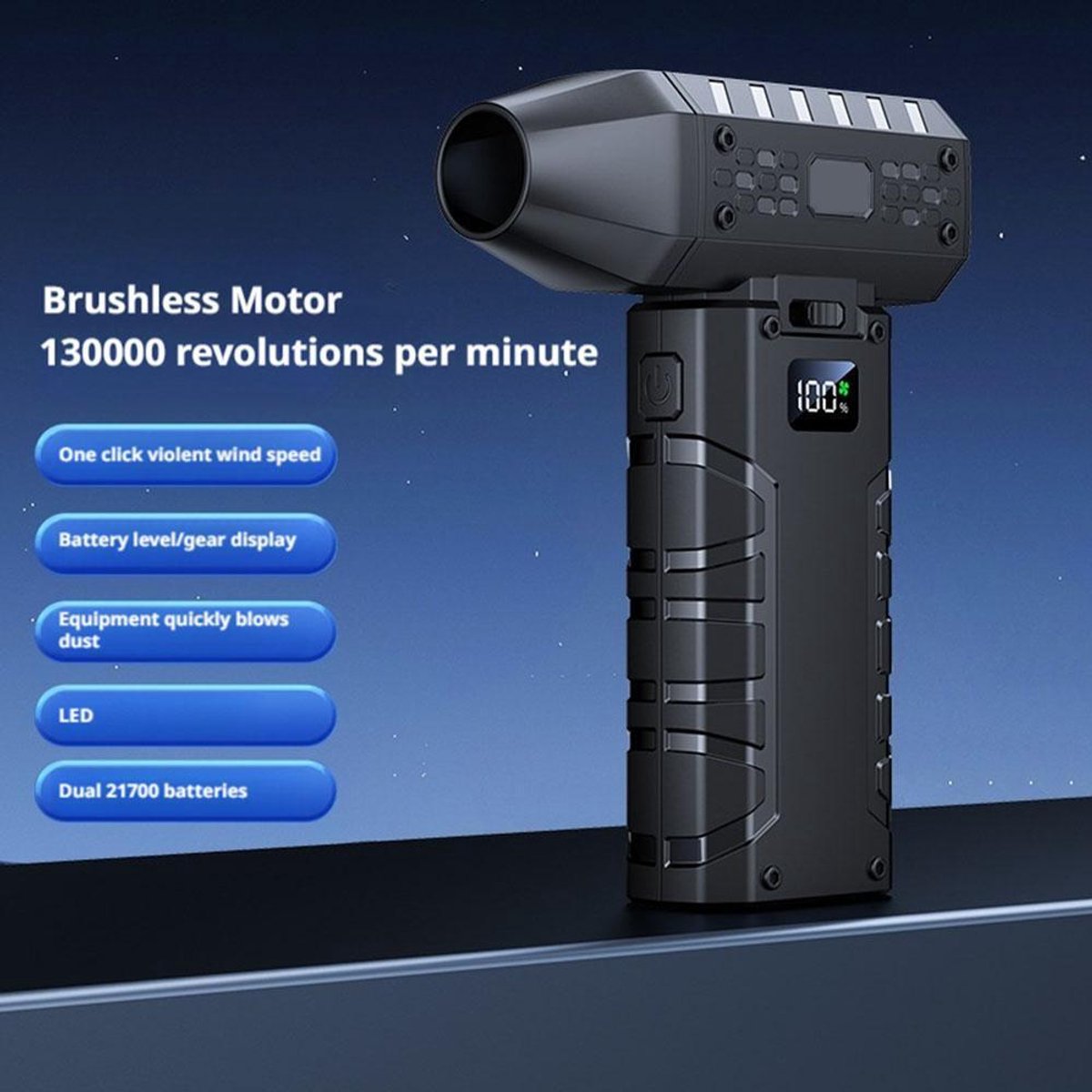 Mini electric turbo jet at 160,000 rpm, wind speed: 52 m/s - Image 4